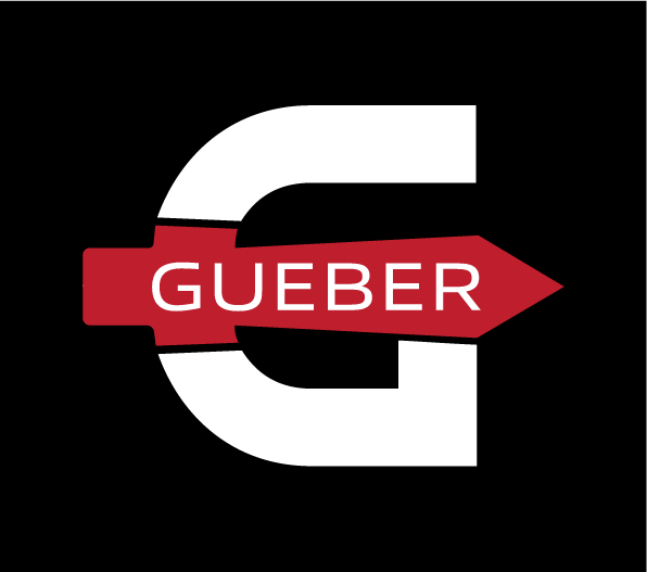 GUEBER Logo con Fondo Negro